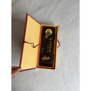 Confucius Life Story Miniature 6 Panel Lacquer Table Screen Presentation Box